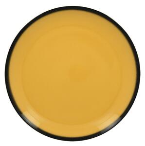 Talíř mělký kulatý 18 cm - žlutá