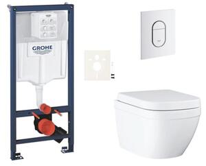 Závěsný WC set do lehkých stěn / předstěnová montáž GROHE Euro Ceramic SIKOGRSEUASH0