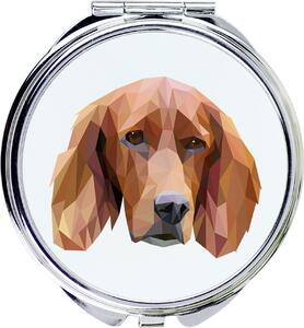 Anglický setr, Art-Dog – zrcadlo s fotografií anglického setra a geometrickým vzorem