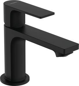 Umyvadlová baterie Hansgrohe Rebris E bez výpusti matná černá 72554670