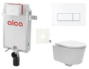 Cenově zvýhodněný závěsný WC set Alca k zazdění + WC SAT Brevis SIKOAW7