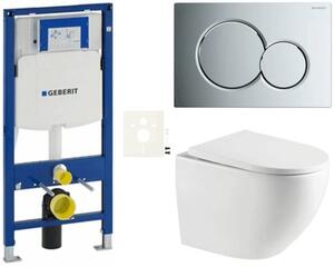 Závěsný WC set Geberit do lehkých stěn / předstěnová SAT SIKOGESTOR67S01CR