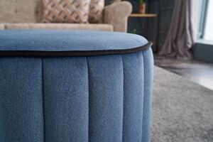 Atelier del Sofa Taburet Lindy Puf - Blue, Modrá
