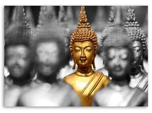 Obraz na plátně Gold Buddha Zen Spa - 60x40 cm