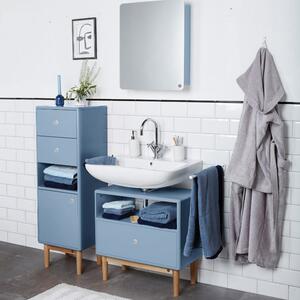 Světle modrá lakovaná koupelnová skříňka Tom Tailor Color Bath 100 x 40 cm