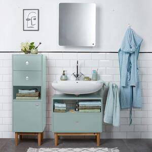 Světle zelená lakovaná koupelnová skříňka Tom Tailor Color Bath 100 x 40 cm