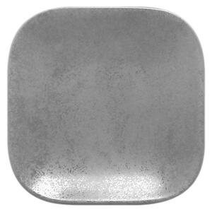 Talíř dezertní čtvercový 11 cm - šedá