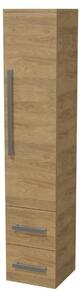 Koupelnová skříňka vysoká SAT Cube Way 32,5x162,5x33 cm dub Hickory CUBE3CHV35DH