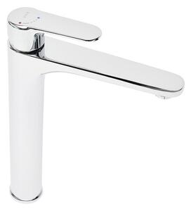 Vysoká umyvadlová baterie VitrA Root Round BluEco bez výpusti chrom A42707BE