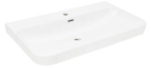Nábytkové umyvadlo SAT Fusion 81x46 cm otvor pro baterii uprostřed SATFUS8046