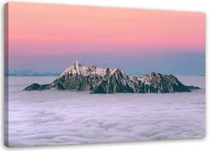 Obraz na plátně Moderní mraky Mountain - 100x70 cm