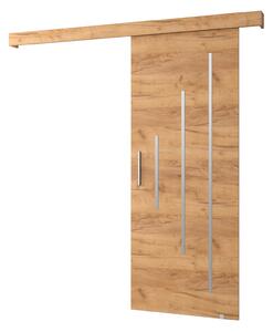Posuvné dveře 90 cm Sharlene Y (dub craft). Akce -23%