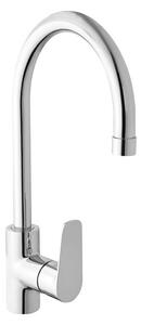 Dřezová baterie SAT Project s otočným ramínkem chrom SATBSPRO280