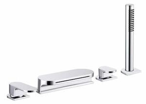 Vanová baterie Ravak Chrome CR025.00 se sprchovým setem chrom X070073