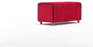 Atelier del Sofa Taburet Mabel Puf - Red, Červená
