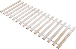 Roba rolovací lamelový rošt pro Montessori podlahové postele Postele House 70 x 140 cm - lamelový rošt z neošetřeného přírodního dřeva -