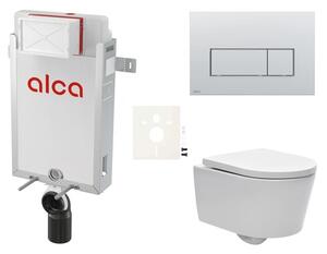 Cenově zvýhodněný závěsný WC set Alca k zazdění + WC SAT Brevis SIKOAW9