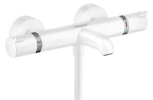 Vanová baterie Hansgrohe Ecostat bez sprchového setu 150 mm matná bílá 13114700
