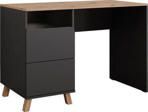 Toaletní stolek Vicco Karen Antracit/Artisan 110 cm se zásuvkami, Model 56298