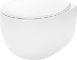 Závěsná WC Misa Rea LARS Duroplast White