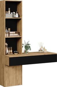 Toaletní stolek Vicco Melora Dub/černá 100 cm, Model 57982