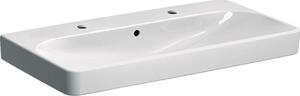 Umyvadlo Geberit Smyle Square 90x48 cm dva otvory pro baterii 500.252.01.1
