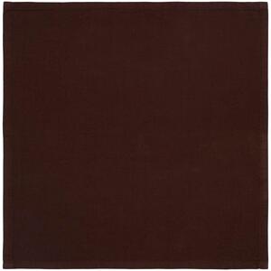 Bavlněný ubrousek Elin Plain Brown 40 × 40 cm