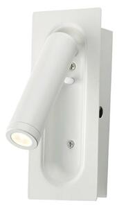 ACA Lighting nástěnné svítidlo LED 3W 3200K 190LM bílá kov RECESSED 7X5X17CM AIAS SF701LEDW