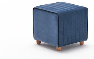 Atelier del Sofa Taburet Mona Puf - Blue, Modrá