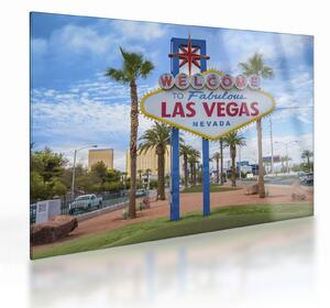 Skleněný obraz - Las Vegas (70x50 cm)