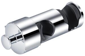 Nastavitelný držák ruční sprchy, bez nutnosti vrtání, pro sprchové tyče o průměru 15-27 mm