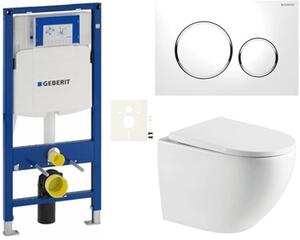 Závěsný WC set Geberit do lehkých stěn / předstěnová SAT SIKOGESREX67S20