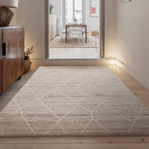 Světle šedý vlněný koberec 120x170 cm Noah – Asiatic Carpets