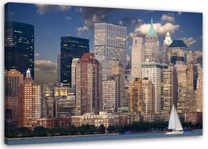 Obraz na plátně Panorama města New York - 100x70 cm