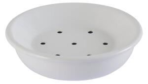 Smaltovaná mýdlenka White Round