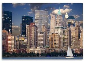 Obraz na plátně Panorama New Yorku - 90x60 cm