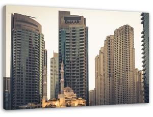 Obraz na plátně Dubaj Architecture City - 90x60 cm