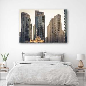 Obraz na plátně Dubaj Mrakodrapy - 60x40 cm