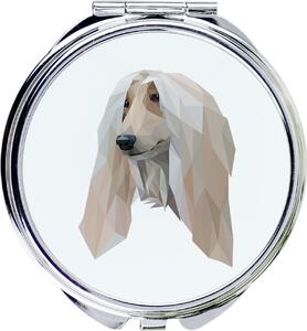 Afghánský honič, Afghánec - Zrcadlo s fotografií a geometrickým vzorem od značky Art-Dog