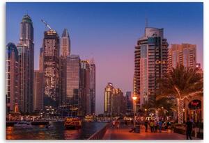 Obraz na plátně Město Dubaj - 60x40 cm