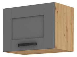 Horní kuchyňská skříňka Lucid 50 GU 36 1F (dub artisan + dustgrey)