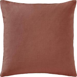 Lněný povlak na polštář Dusty Plum 50 × 50 cm