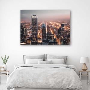 Obraz na plátně Skyline City Architecture - 60x40 cm