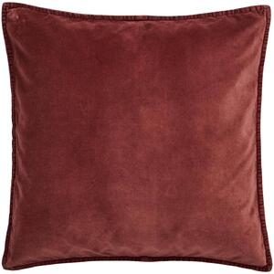 Sametový povlak na polštář Dusty Plum 52 × 52 cm