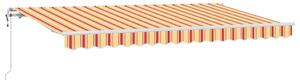 Stahovací markýza Žlutá 400 x 200 cm textil