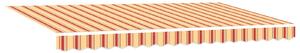 Stahovací markýza Žlutá 400 x 200 cm textil
