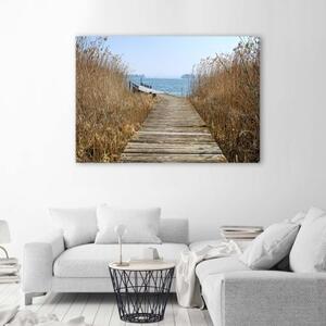 Obraz na plátně Cesta na pláž - 60x40 cm