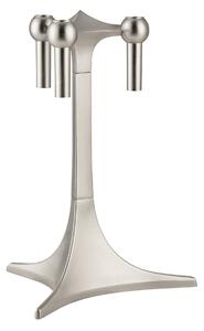 Designový svícen STOFF Nagel Stand Brushed Chrome