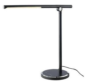 ACA Lighting stolní lampa LED 7W černá CCT 300LM stmívatelná + dotykový spínač + USB nabíjení DEGAS SF1816LEDB