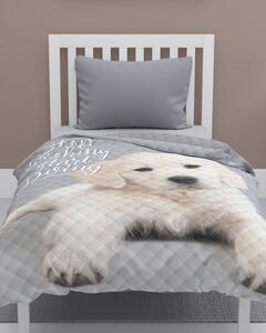 DETEXPOL Přehoz na postel Štěně grey Polyester, 170/210 cm